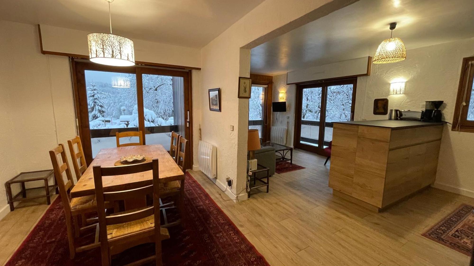 Les Comtes De Savoie - Appartement Renove Proche Du Centre De Megeve Avec Vue Sur Le Mont D'Arbois מראה חיצוני תמונה